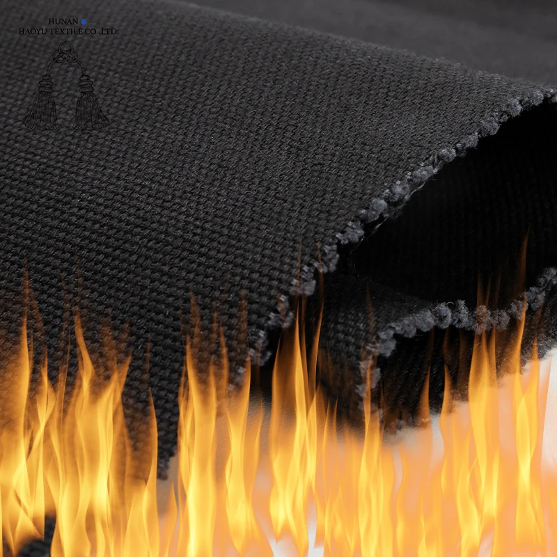 High quality woven fireproof fabric flame retardant cotton fabric of workwear