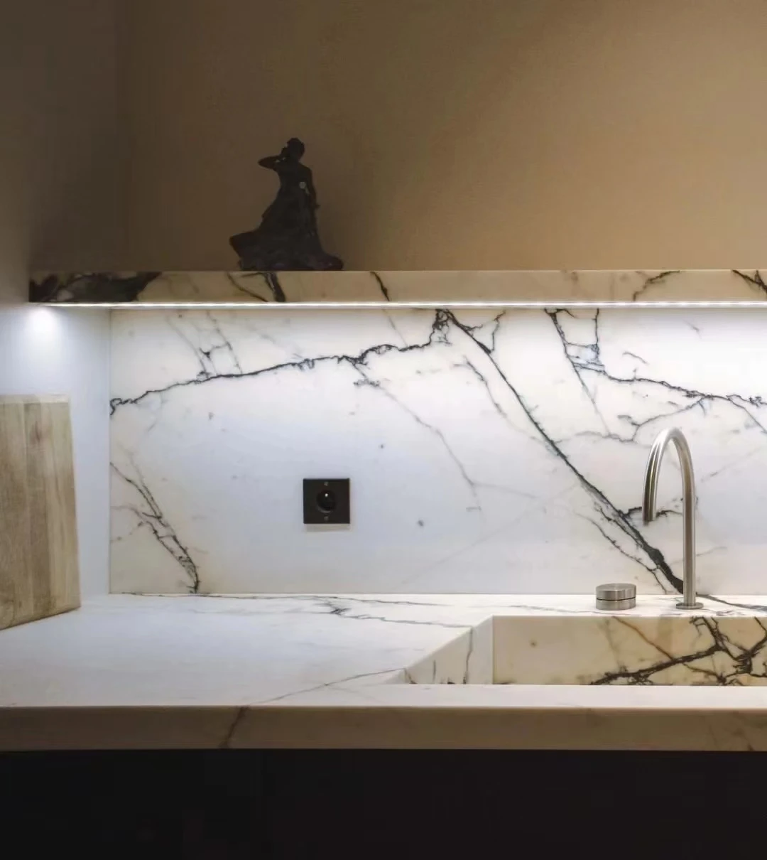 SHIHUI Luxury Stone Designer Customized Calacatta Paonazzo Polished Glazed Marble Surface Slabs Stone Slab Flooring Wall Tiles