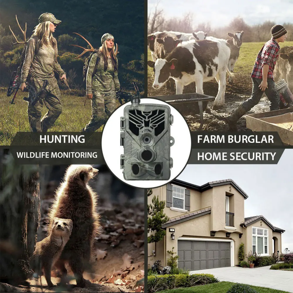 Cheap HC-810LTE 4G Hunting Trail Camera MMS SMTP Live Video Camera 1080P 20MP Waterproof IP65 Wireless Infrared Wildlife Camera