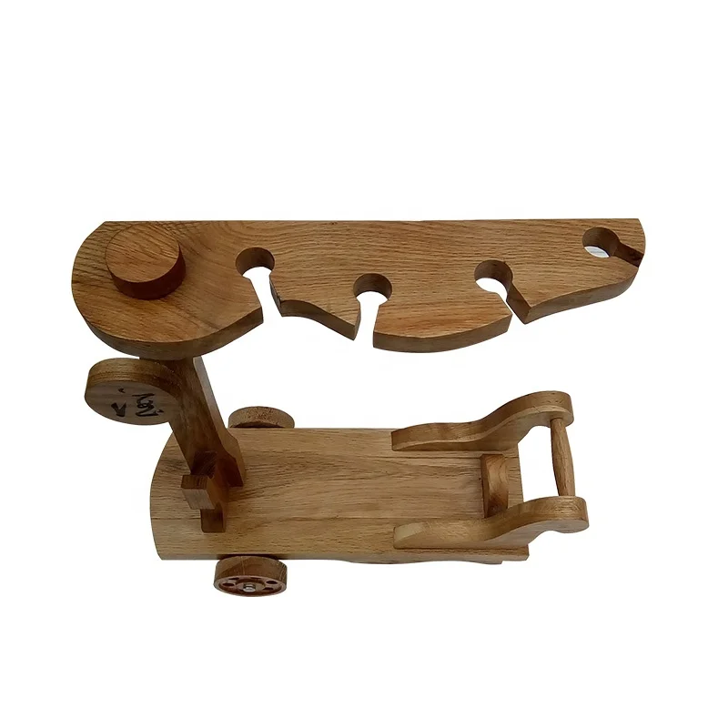 Wine rack oak wood decoration Display wooden wine Bottle Holder