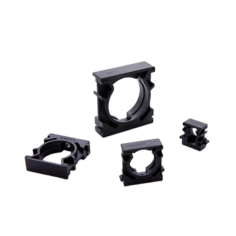 Electrical Wiring Cable Conduit Pipe Plastic Anchor Clamp Holder with Cover