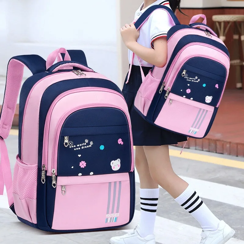 Cute Star Pattern Plush Travel Backpack Junior High & Elementary School Book Bag for Girls and Boys with Laptop Compartment