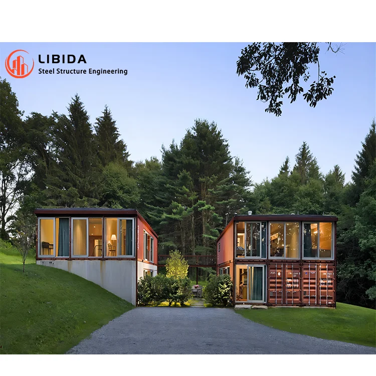 Light Steel Prefab House Easy Assemble Steel Structure Luxury Quality Steel Structure Homes Thermostatic Container House