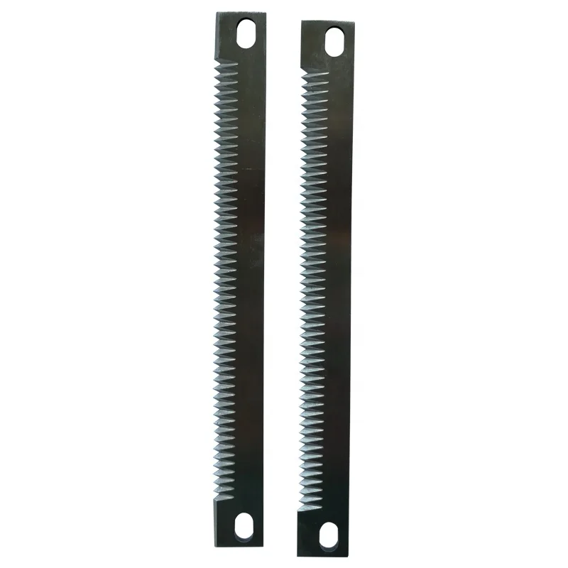 packaging machine cutting blade bagging serrated knife/blades with tear tony point