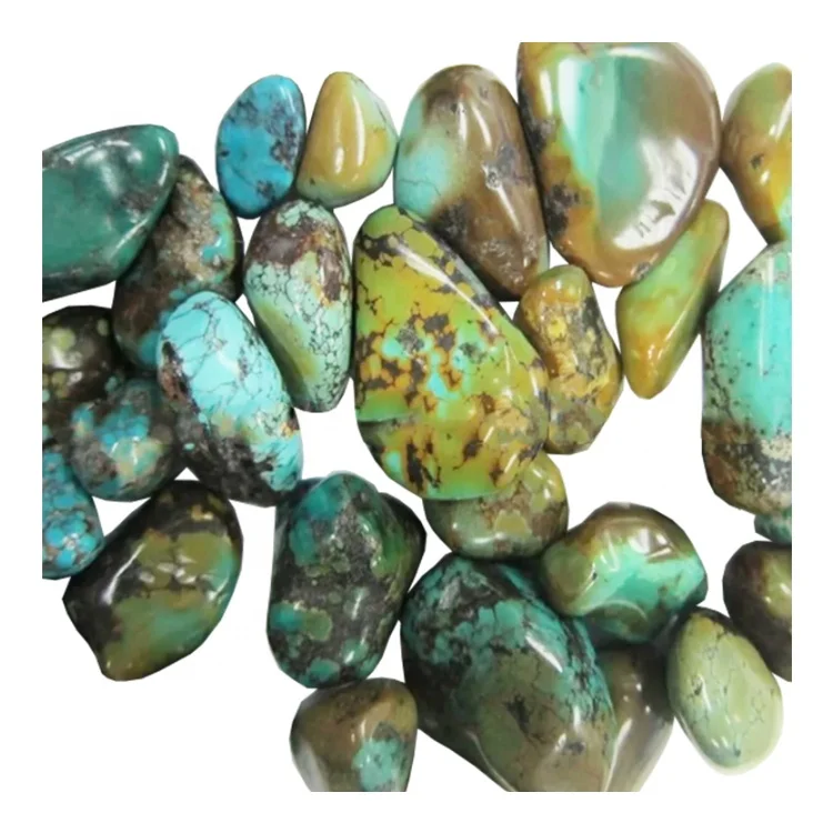 Genuine Kingman Turquoise Nugget Beads 8mm to 25mm wholesale