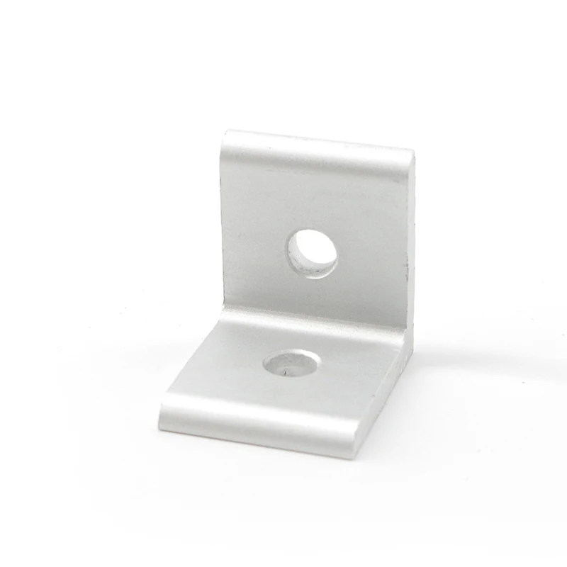 6002  2 hole inside 90 degree  corner bracket 30series L shape bracket part nice cnc connector for aluminium profile 3030