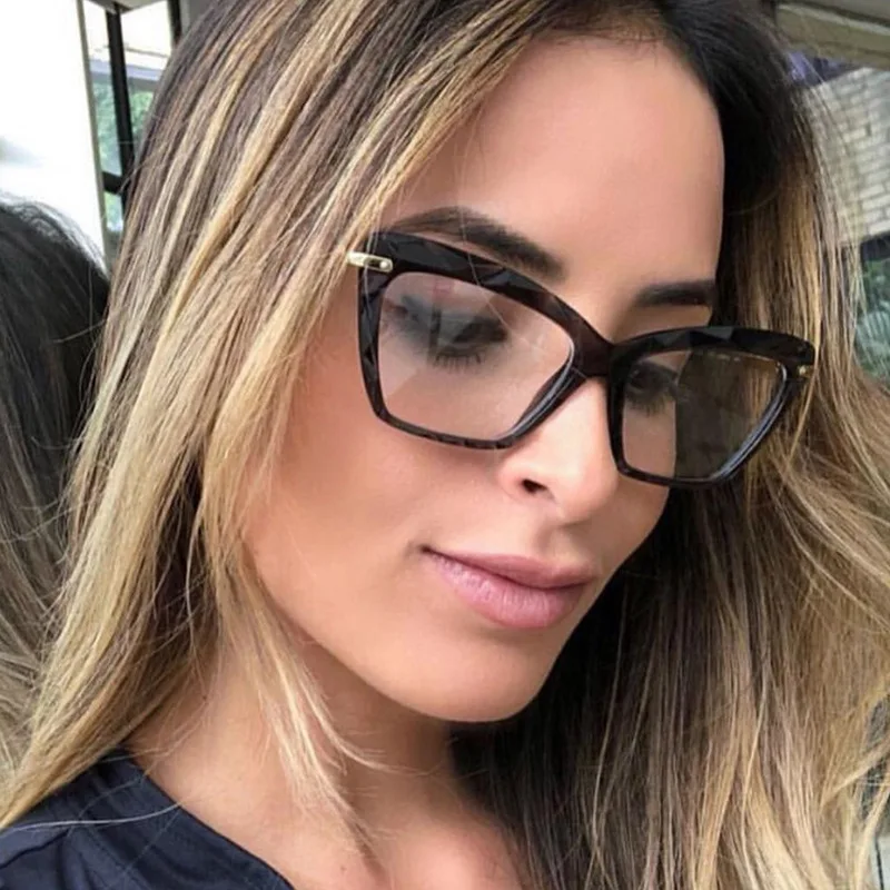 
SKYWAY European And American Fashion PC Cat Eye Anti Blue Light Blocking Optical Glasses Frames 