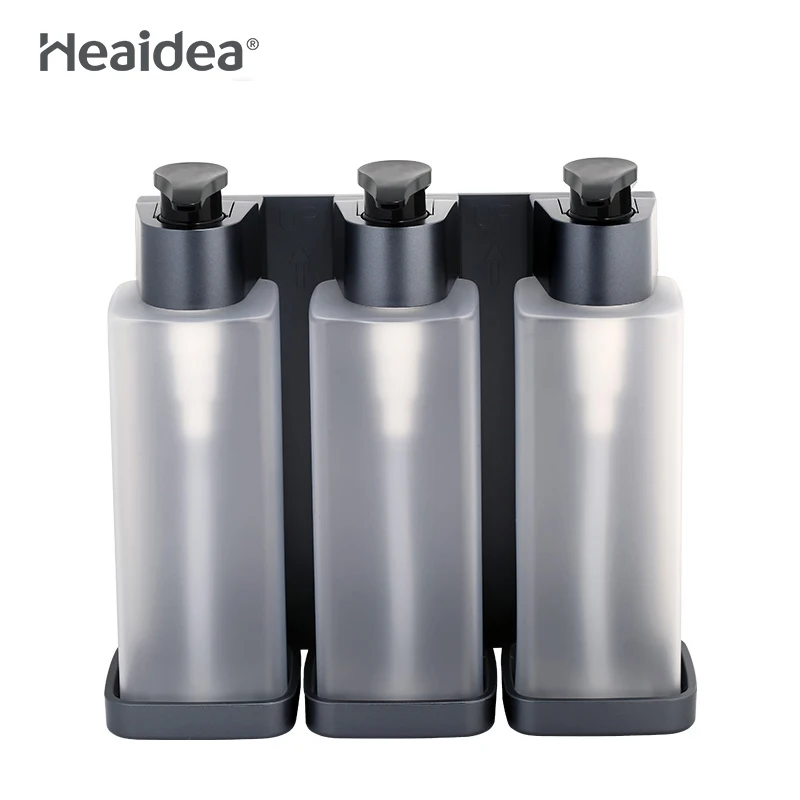 Heaidea hotel triple soap dispenser wall mount shower soap dispenser 300ML*3 dispensador de jabon CD-3053