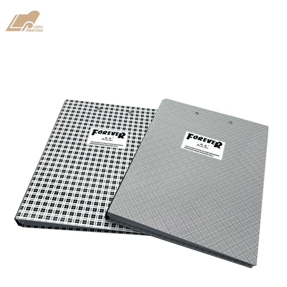 a4 Size Hard Plastic Document Box Double Clip Plastic File Folder