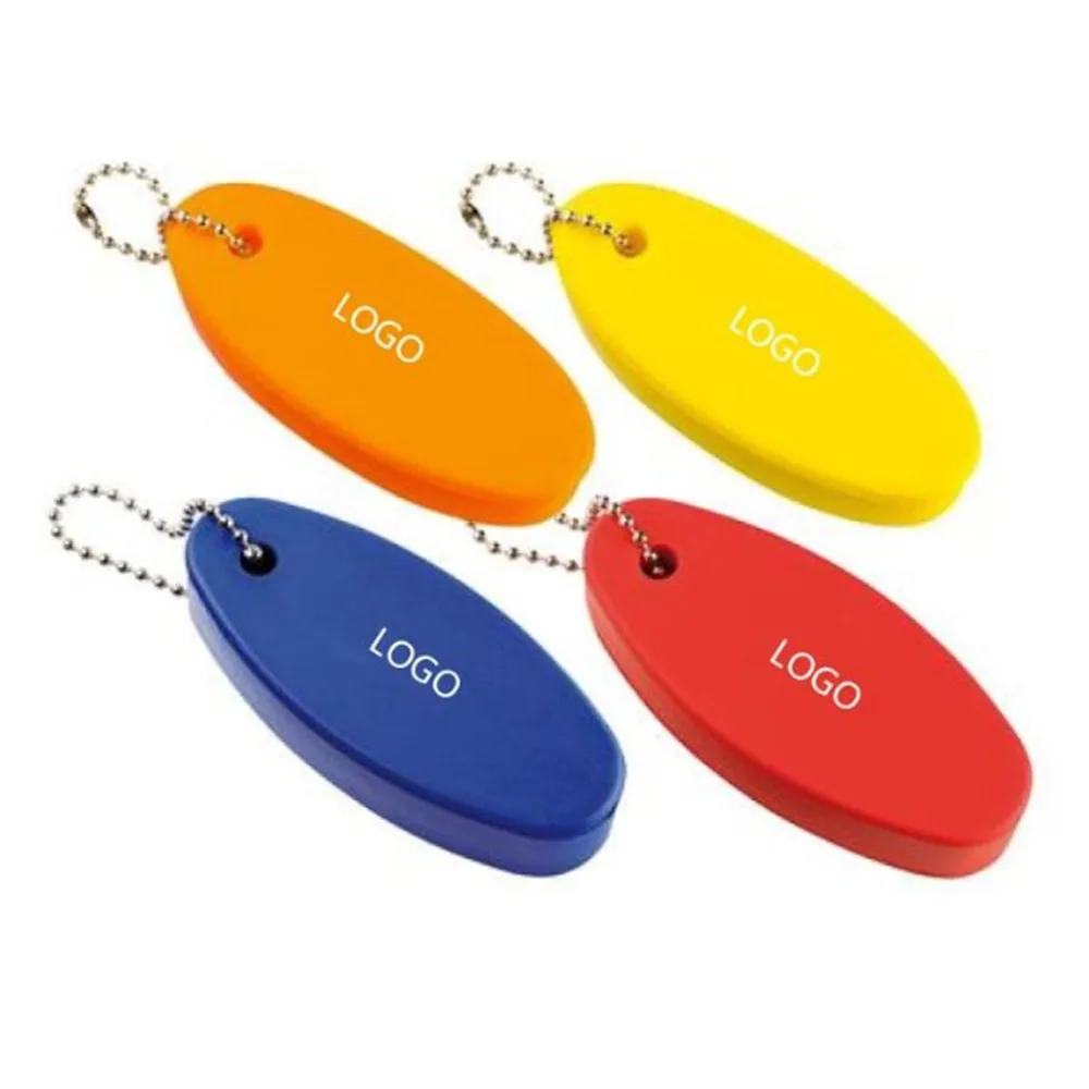 Wholesale eva foam floatable keychain keyholder  with rope