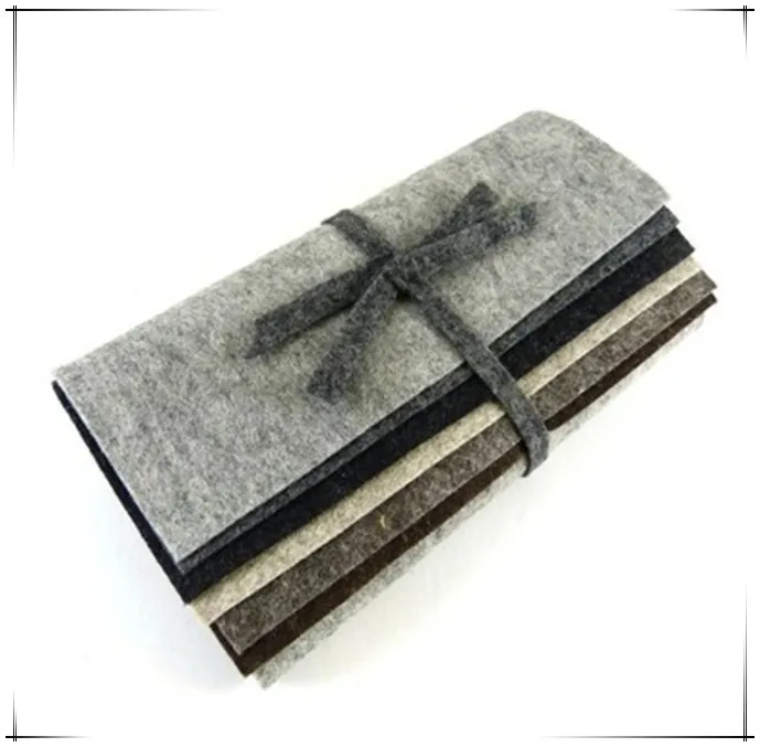 2024 Экологически чистая полиэфирная войлочная ткань для различной толщины 1 мм 2 3 4 5 шерстяной войлочный лист в размере A4