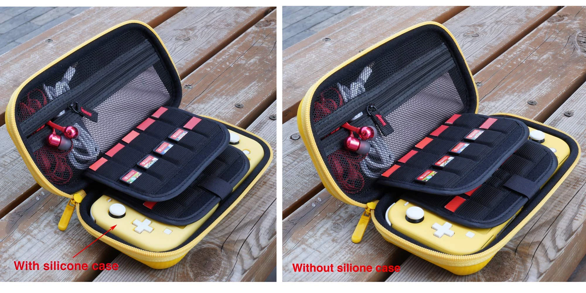 Brilliant Custom Slim Compact Eva Carrying Case for Switch Lite with 19 Game and 2 Micro SD Card Holders Switch Eva Storage Case