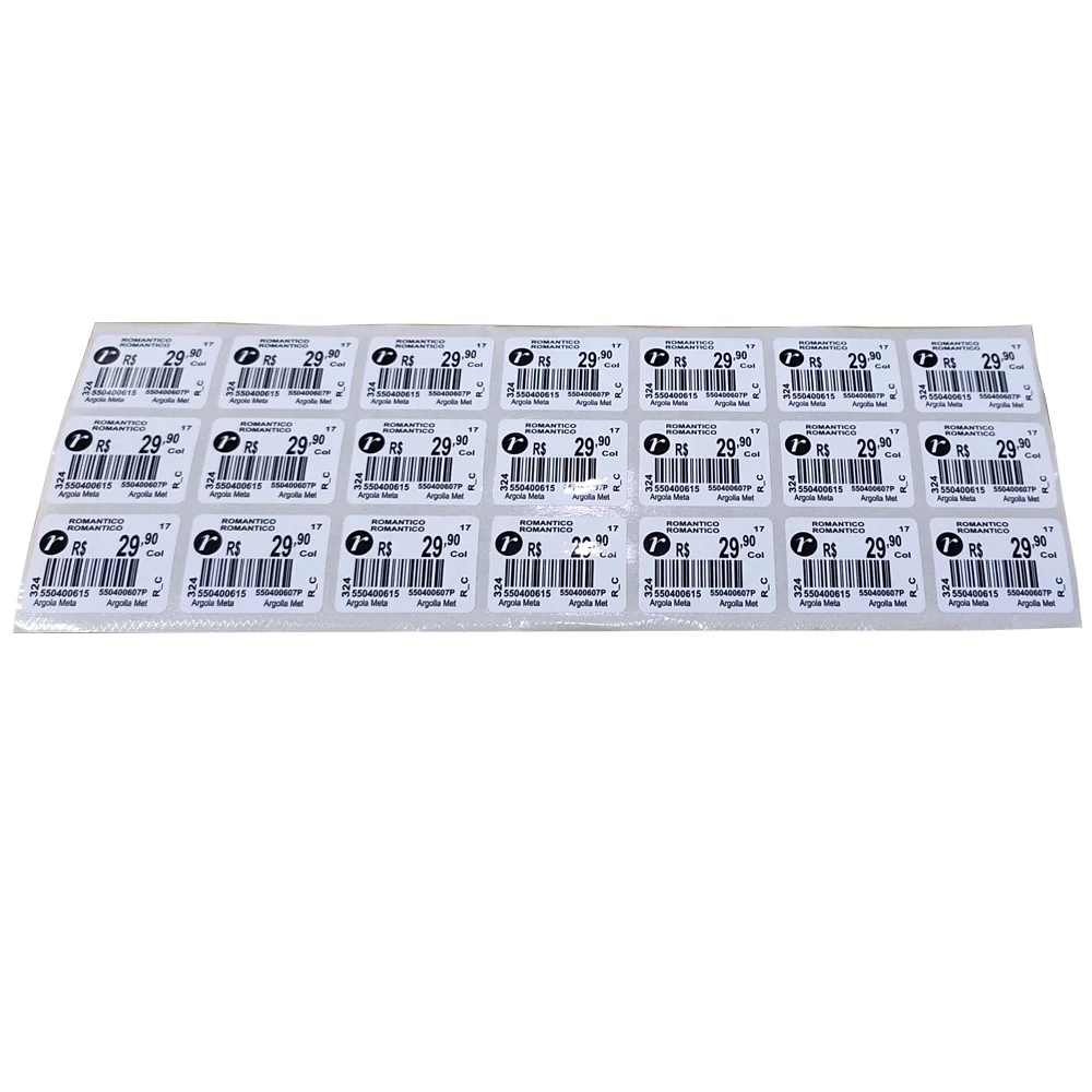 Клейкая наклейка с защитой от вскрытия штрих-кода по заводской цене