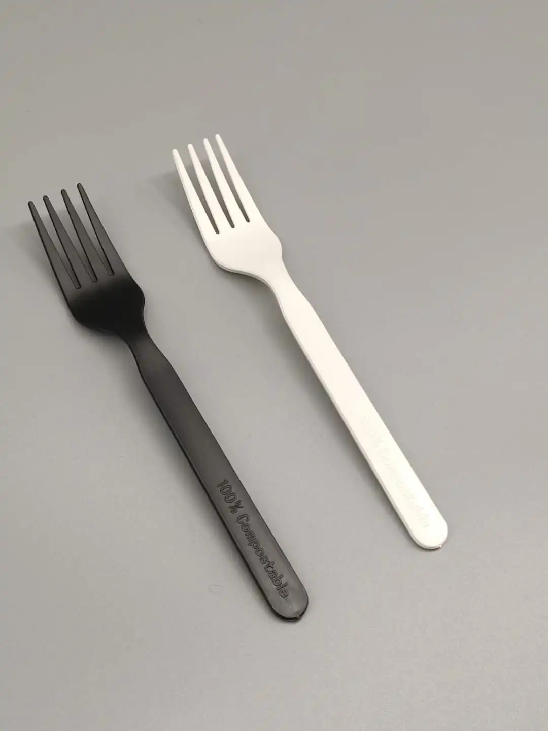 
compostable customized cutlery dinner custom fruit restaurant 7 inch plastic spork custom plastic spork fork dinnerware sets 
