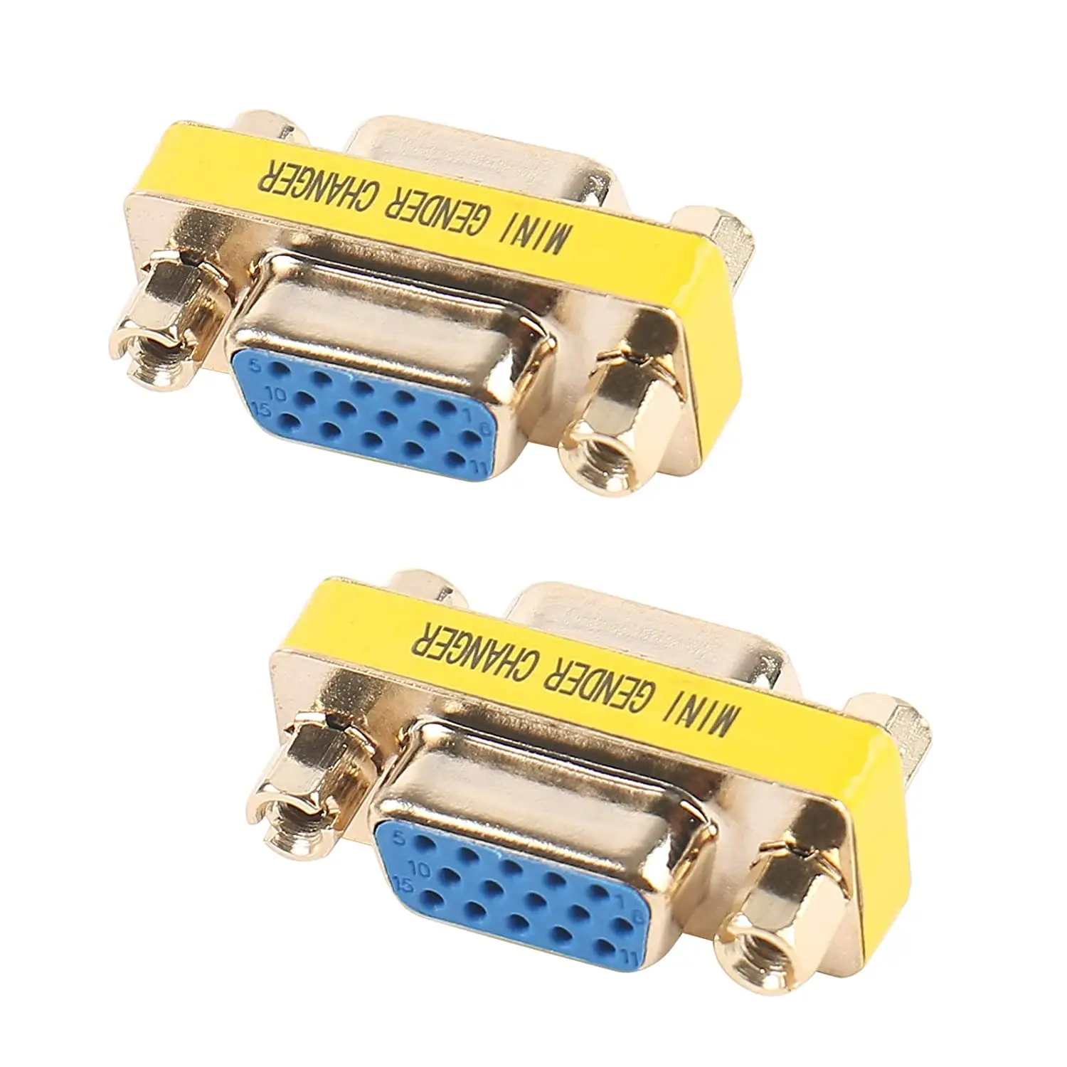
VGA connector 15 pin mini gender vga adapter male to male male to female adapter female to female adapter for computer 