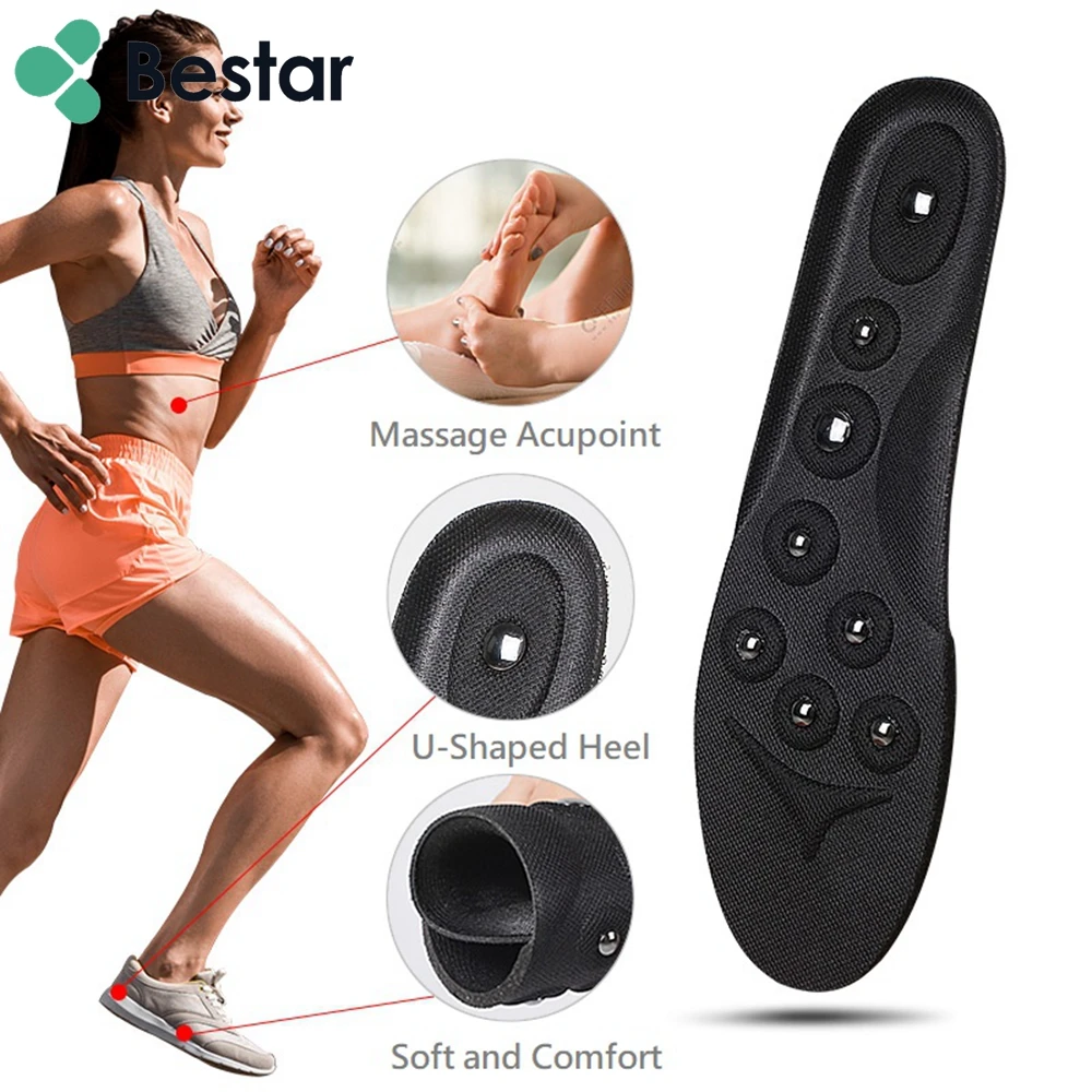 New Arrival Magnet Insole Inner Sole Shoe Foot Therapy Magnetic Massage Pads