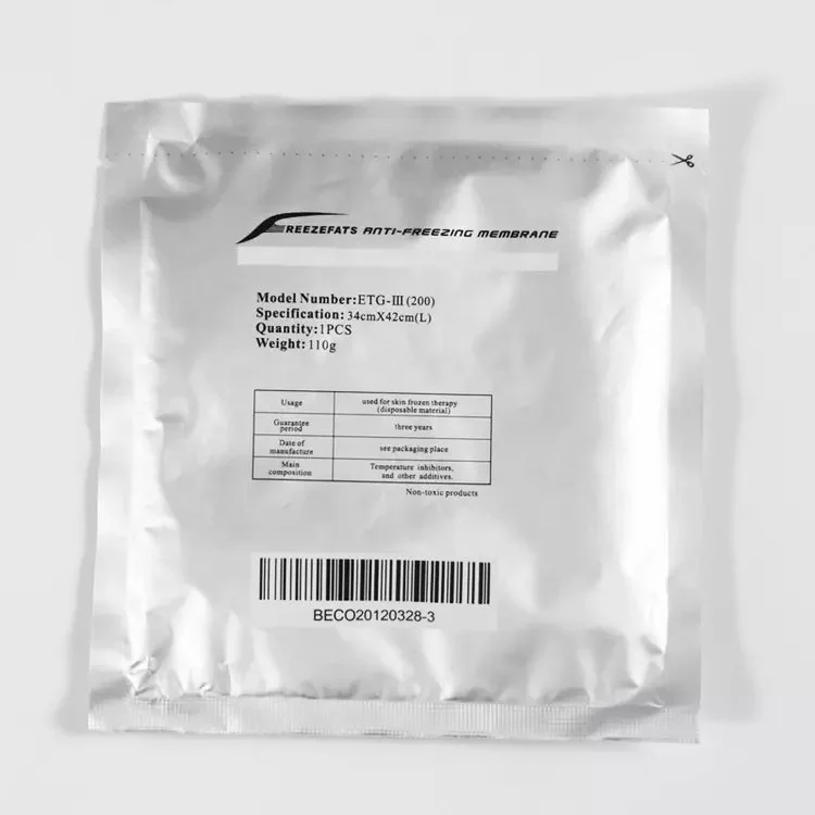 Latest date antifreeze pads ETG Anti freeze Cryolipolysis Antifreeze Membrane for cryolipolysis slimming machine