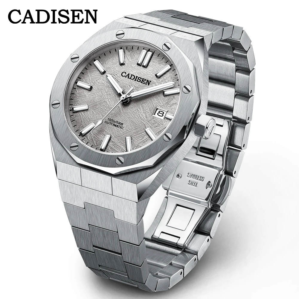 CADISEN C8193M Automatic Watch Fashion Top Brand Stainless Steel Japan NH35A Watch Men Mechanical Wristwatch Relogio Masculino