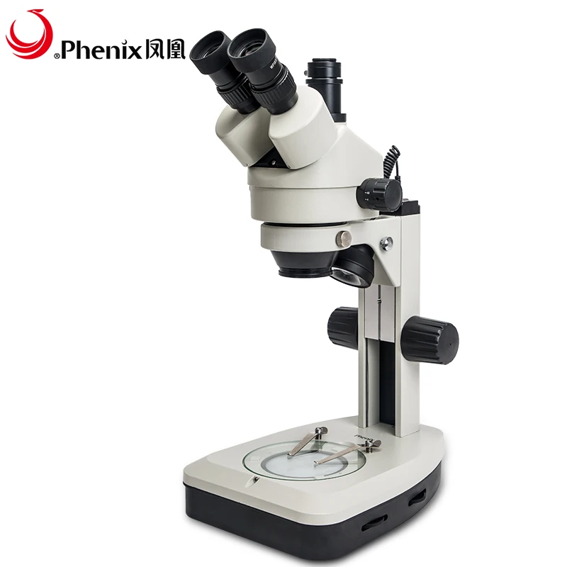 Phenix XTL-165-MT 7X-45X industrial electronic jewelry microscope trinocular zoom stereoscopic microscopes for PCB