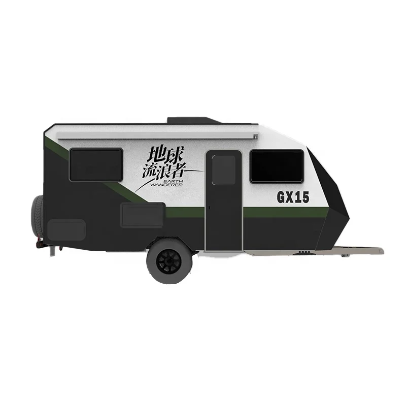 Cheaper high security folding caravans mobile pop up caravan slide out caravane off road trailer