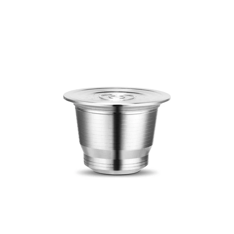 Factory Direct Sales custom oem empty stainless steel nespresso reusable coffee capsule