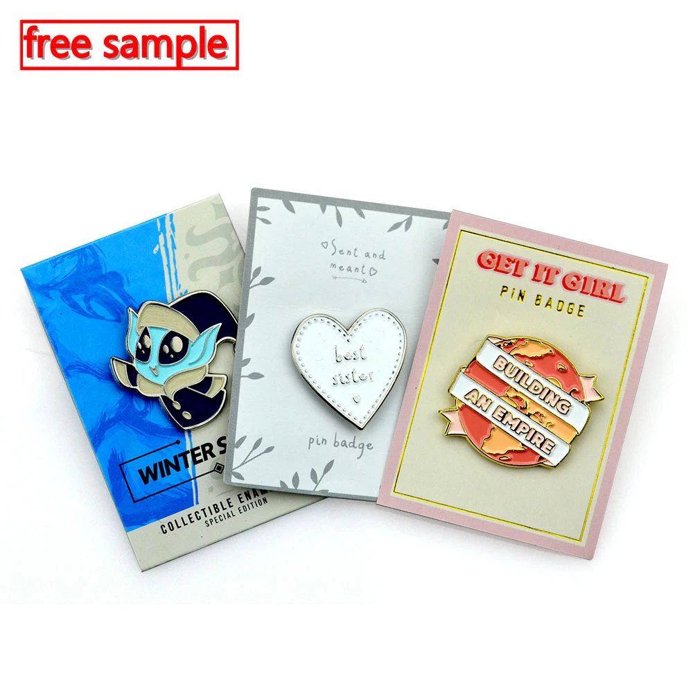 Брошь на лацкан с эмали