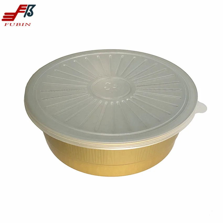Aluminum Foil Gold Crayfish Disposable Container With Lids Colored Aluminum Foil Bowl For Restaurant