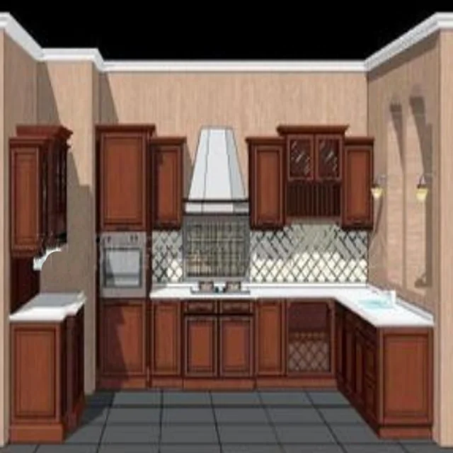 modern soild wood wooden kitchen cabinet design