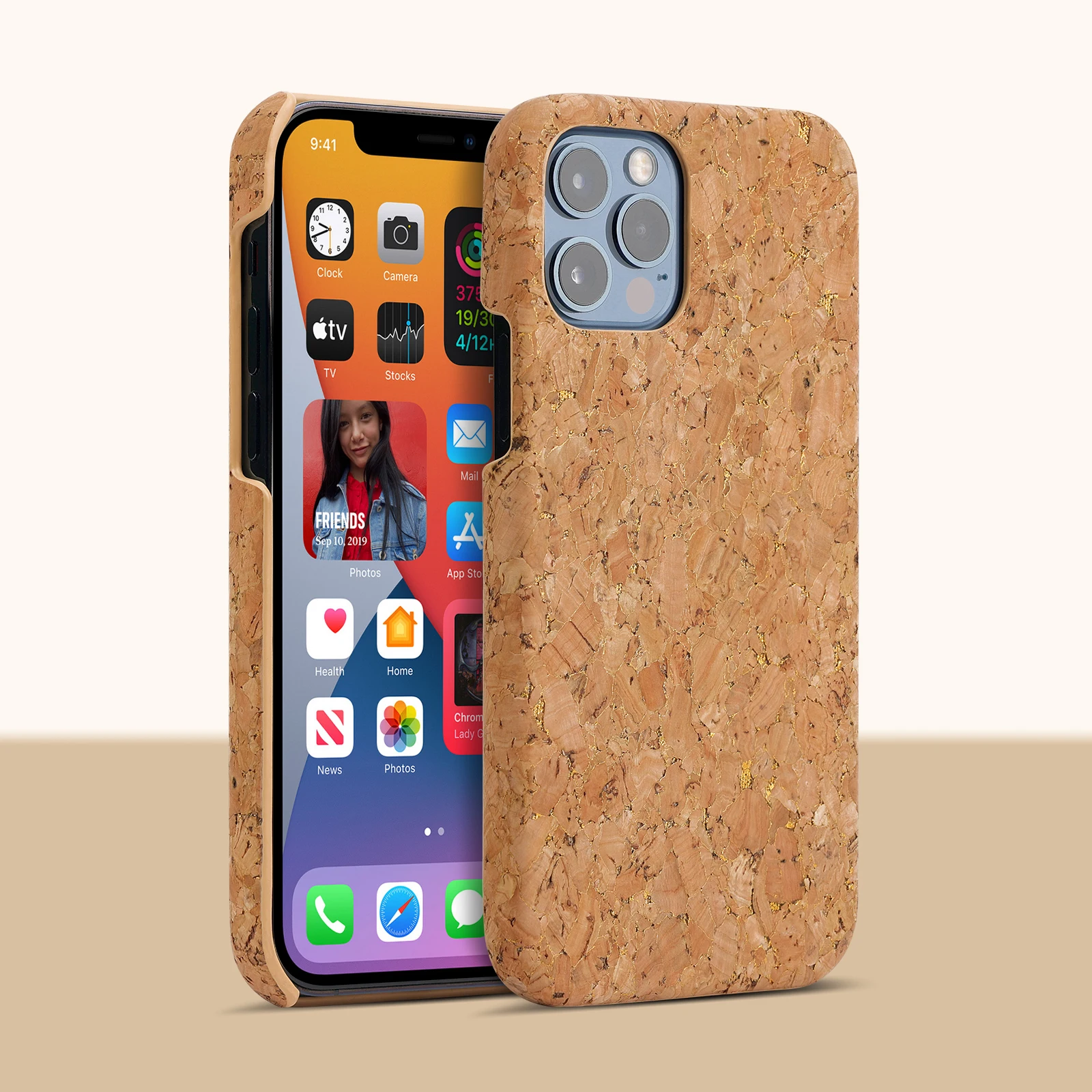 Fashion Wood Shockproof Cover 100% Degradable Cork Board Phone Cases For iPhone 12 Pro Max Case For Iphone 14 Case