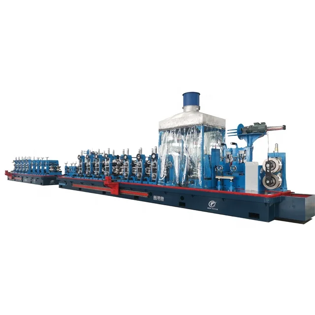 ERW Steel Pipe Making Machine / Round / Square / Rectangle / Oval Steel Tube Mill Machine