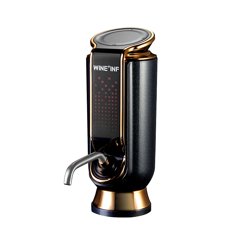 Smart Quantitative Liquor Dispenser Pump Pourer Whiskey Aerator Automatic Electric Wine Decanter with Wine Vacuum Saver