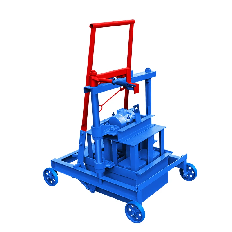 Manual Press Concrete Hollow Fly Ash Block Making Machinery Hydraulic Perforated Cement Clay Brick Maker Machinery