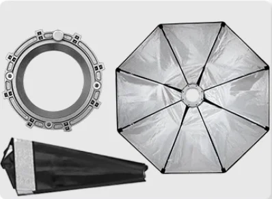 Professional Lighting Speedlite Softbox Bracket Mount Foldable Octagon Softbox for Photography Photographi Lightbox