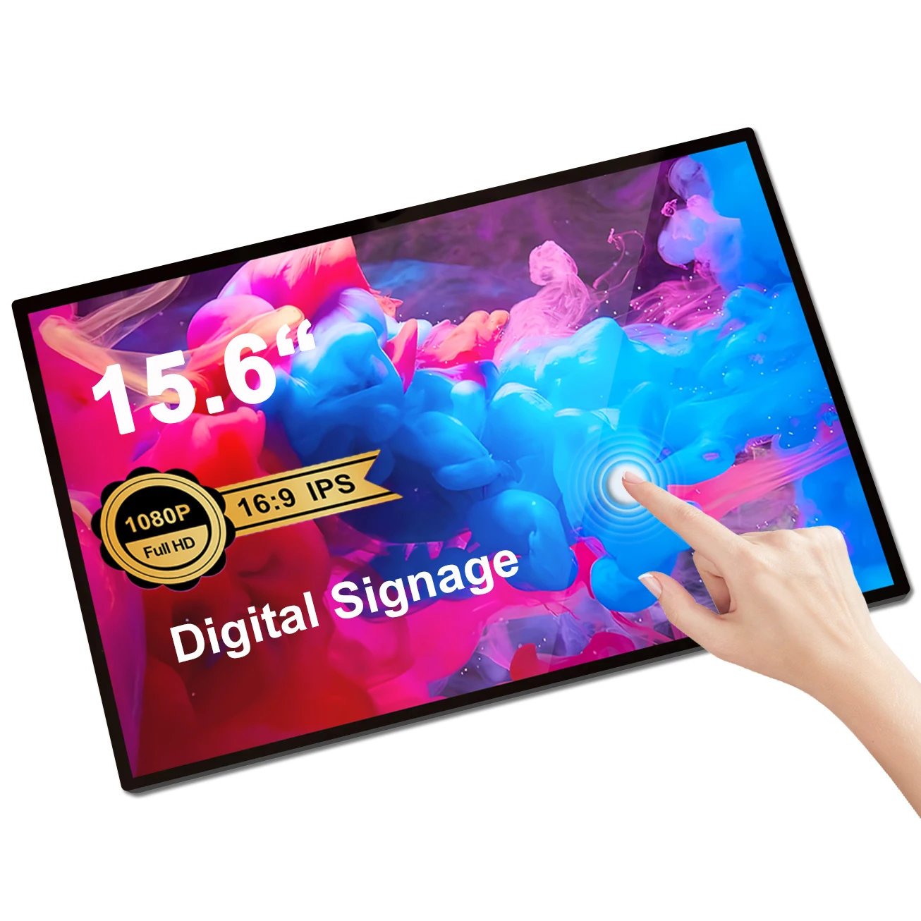 High brightness 450-500nits 15.6inch tablet pc capacitive touch screen 5G wifi digital signage for Restaurant & Retails