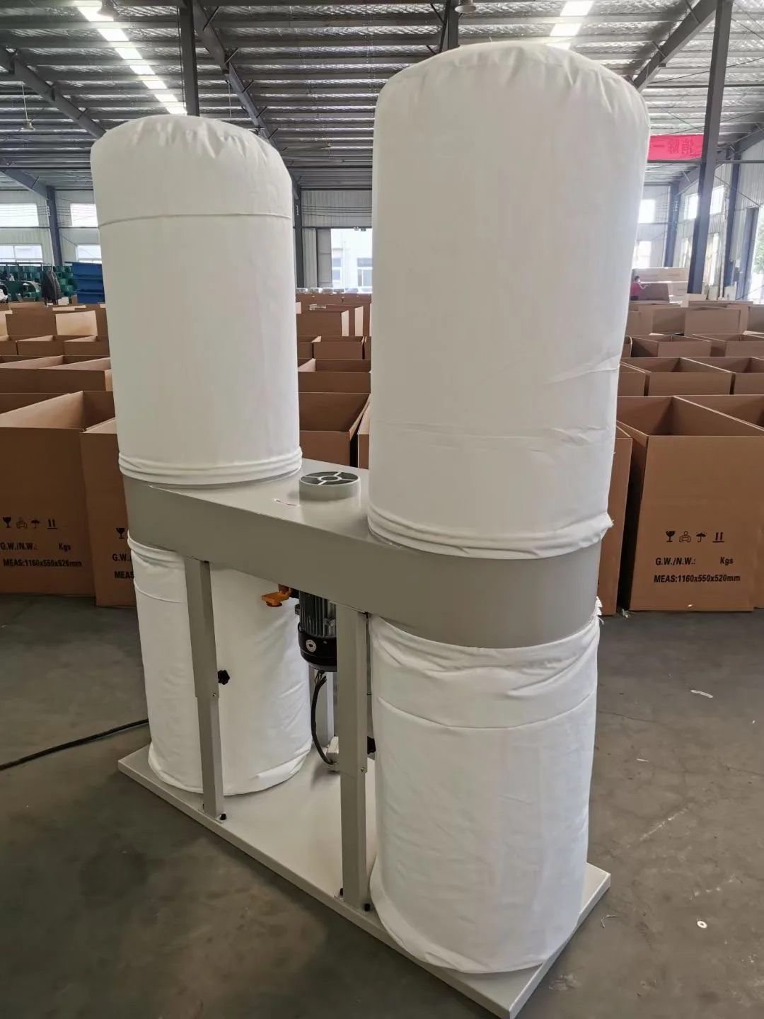 3kw Double Bags Wood Dust Collector Extractor Machine dust collector for woodworking