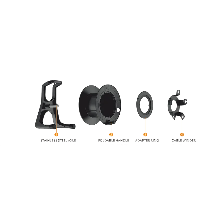 Factory Wholesale Mobile Cable Reel, Network Cable Audio Video Signal Winding Reel Fiber Optic Jumper Wire Reel