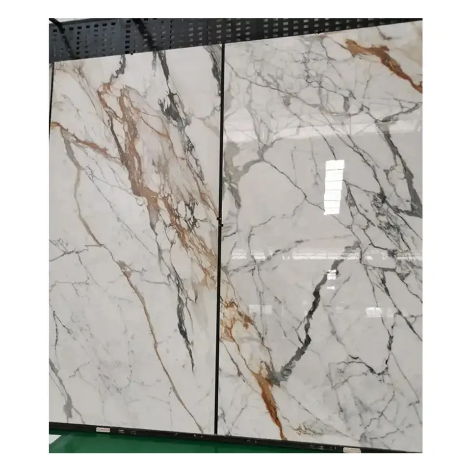 Wall Floor Sintered Stone Slab Huge Formate Porcelain Thin Tile