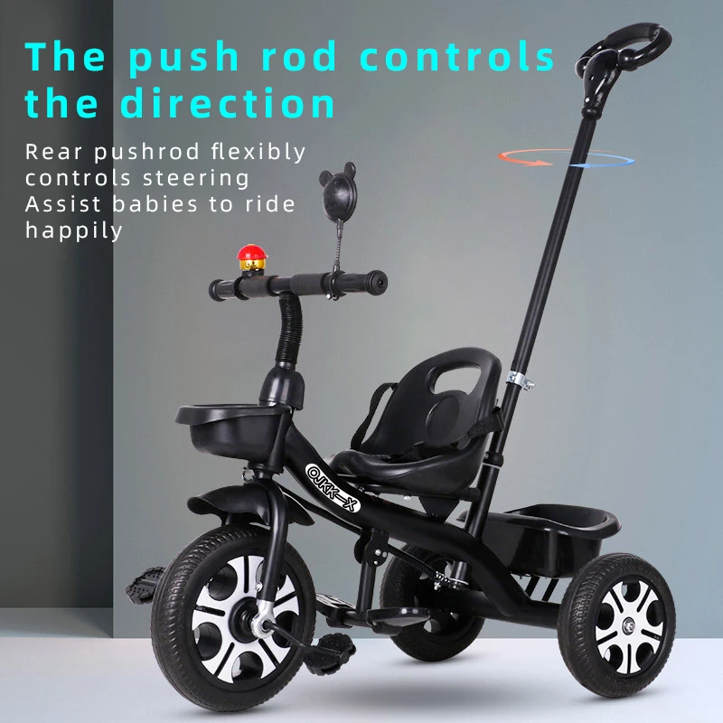 double seat bicicleta without pedal baby dolphin bike for children kids toddler tricycle