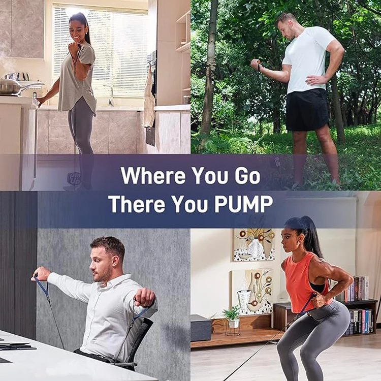 Smart exercise equipment cable pull pocket home gym fitness pump flywheel trainer with adjustable resistance control