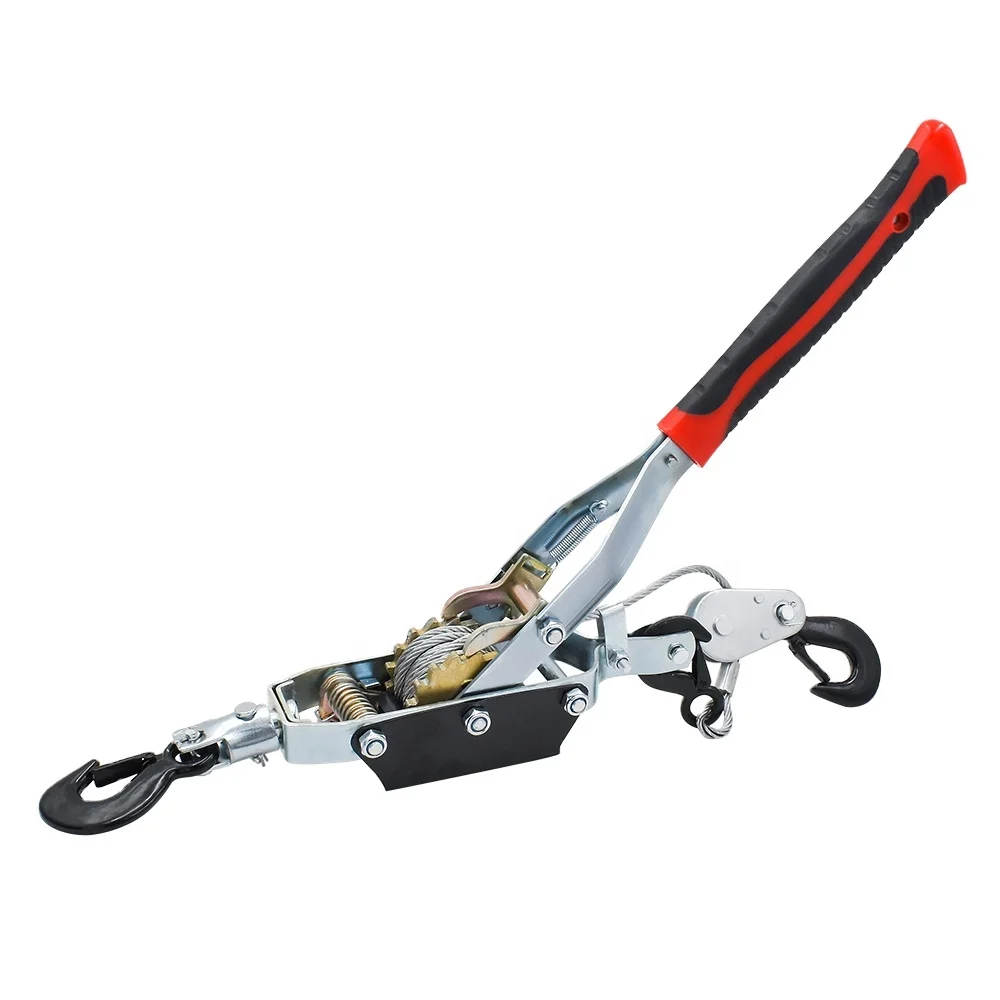 Heavy Duty Power Cable 5T Come Along Winch With 3 hooks