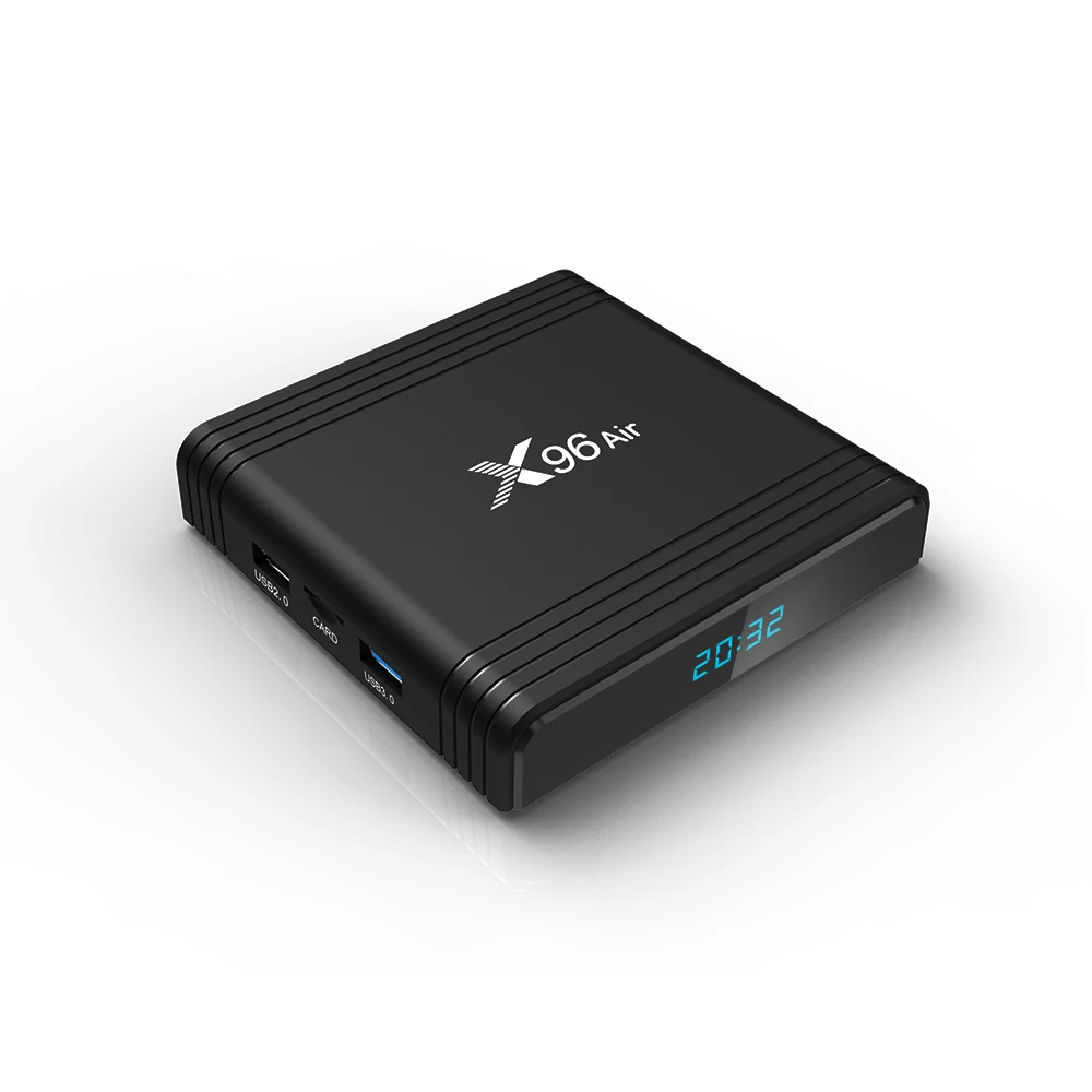 ТВ-приставка x96 air с четырехъядерным процессором Amlogic S905X3 Android 9 0 2 Гб ОЗУ 16 ПЗУ 8K Full HD x96air