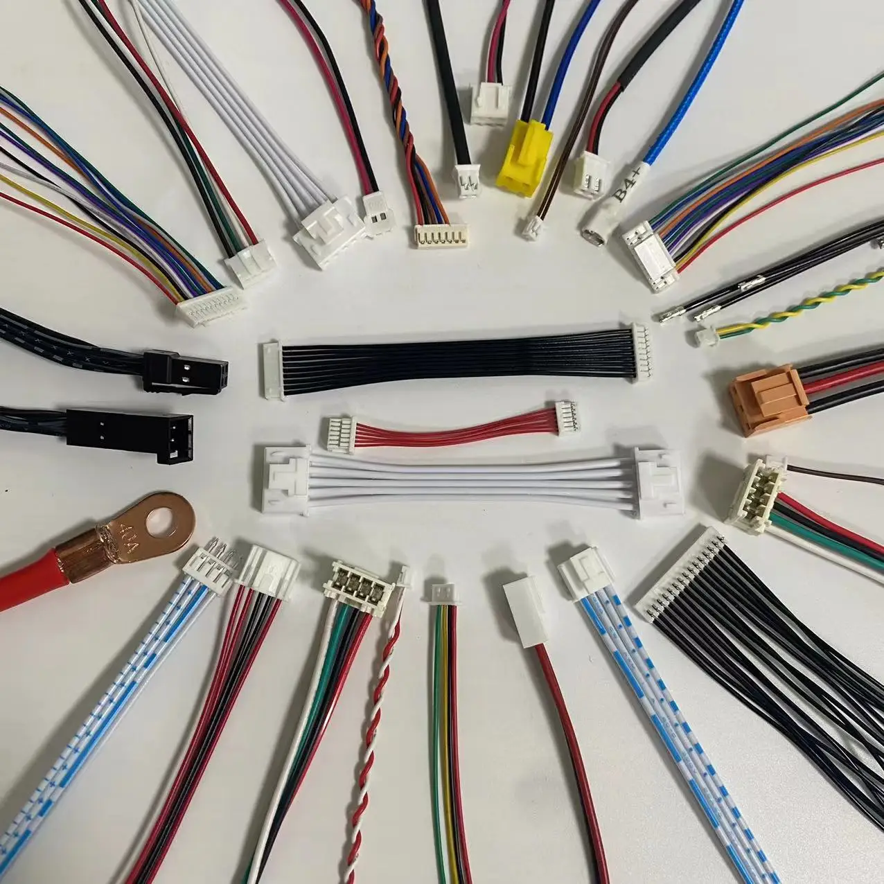 oem odm custom jst 2 3 4 5 6 7 8 9 10 11 12 13 pin male female connector zh 1.5mm pitch wire cable assembly wiring harness