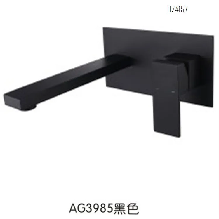 Скрытый настенный кран для ванной комнаты, европейского типа, 5 нитей, аксессуары для ванной комнаты, одна ручка, водопад