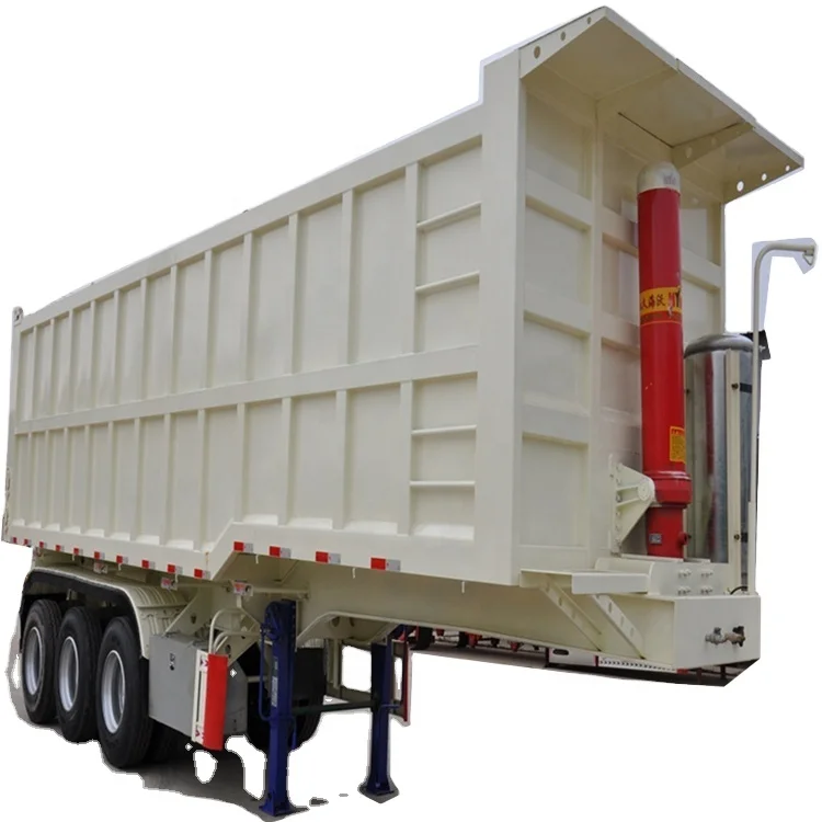 factory sales dump truck 3 4 axles 40 50 ton  35 40 50 cbm truck Side Tipper / Rear Dump