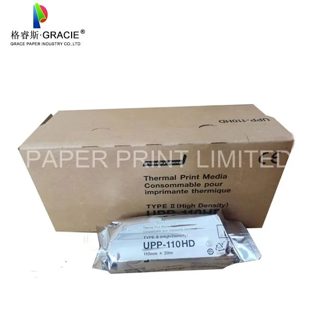 Medical Thermal Printing Paper Roll UPP-110HD Ultrasound Paper For Sony printer