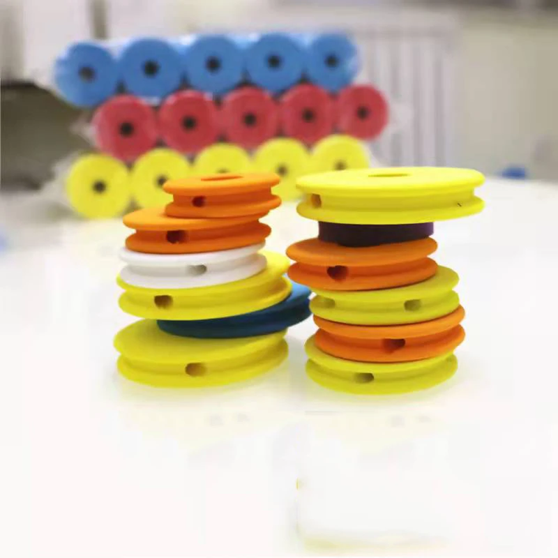 Circle Winding Plate Portable Storage Wood Color Fishing Lines Tackle Tool Accessories Rigging Storage Foam Spool