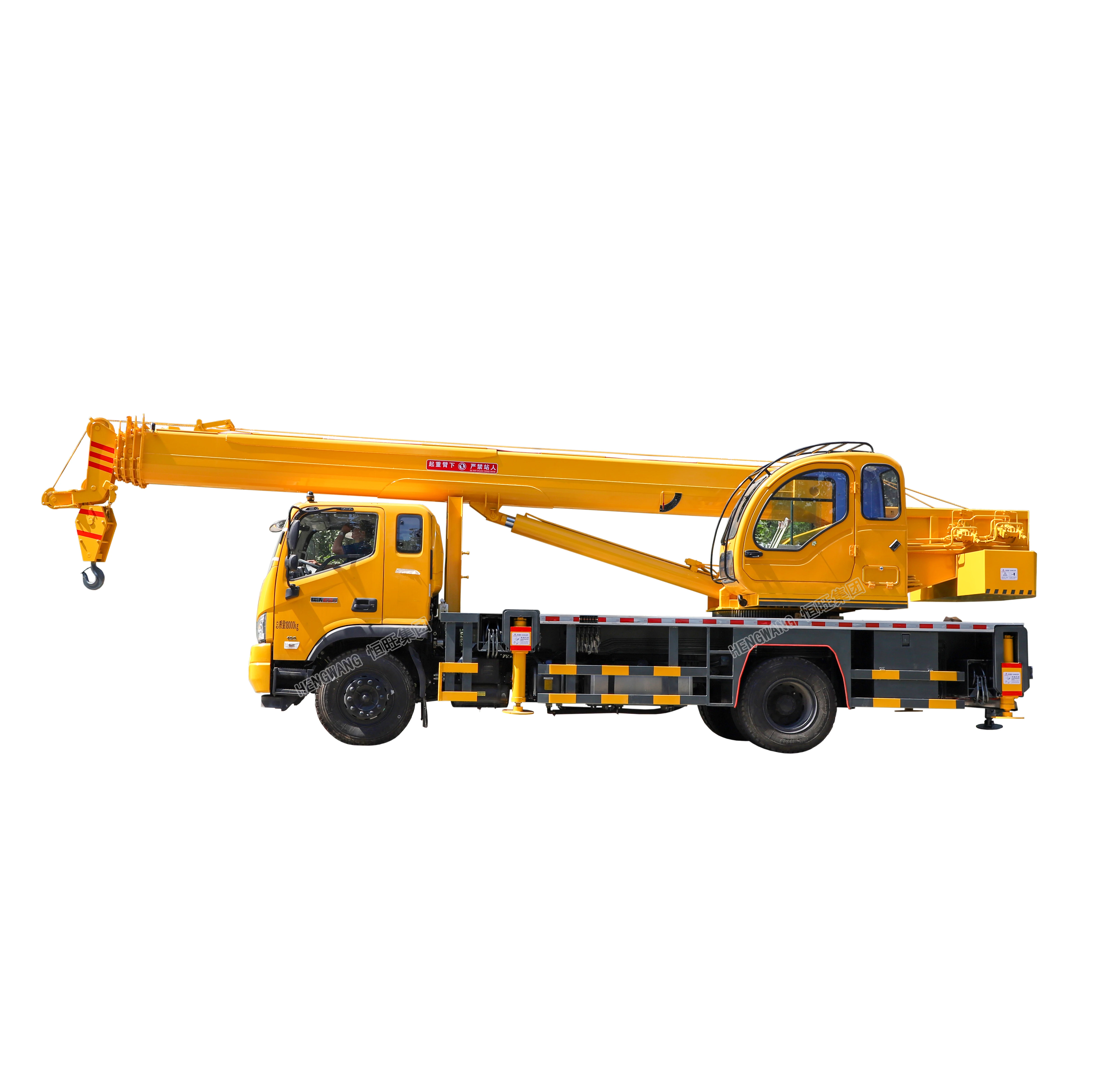 HENGWANG HWZG-10 heavy duty мини 10 тонный подъемный кран передвижной автокран с