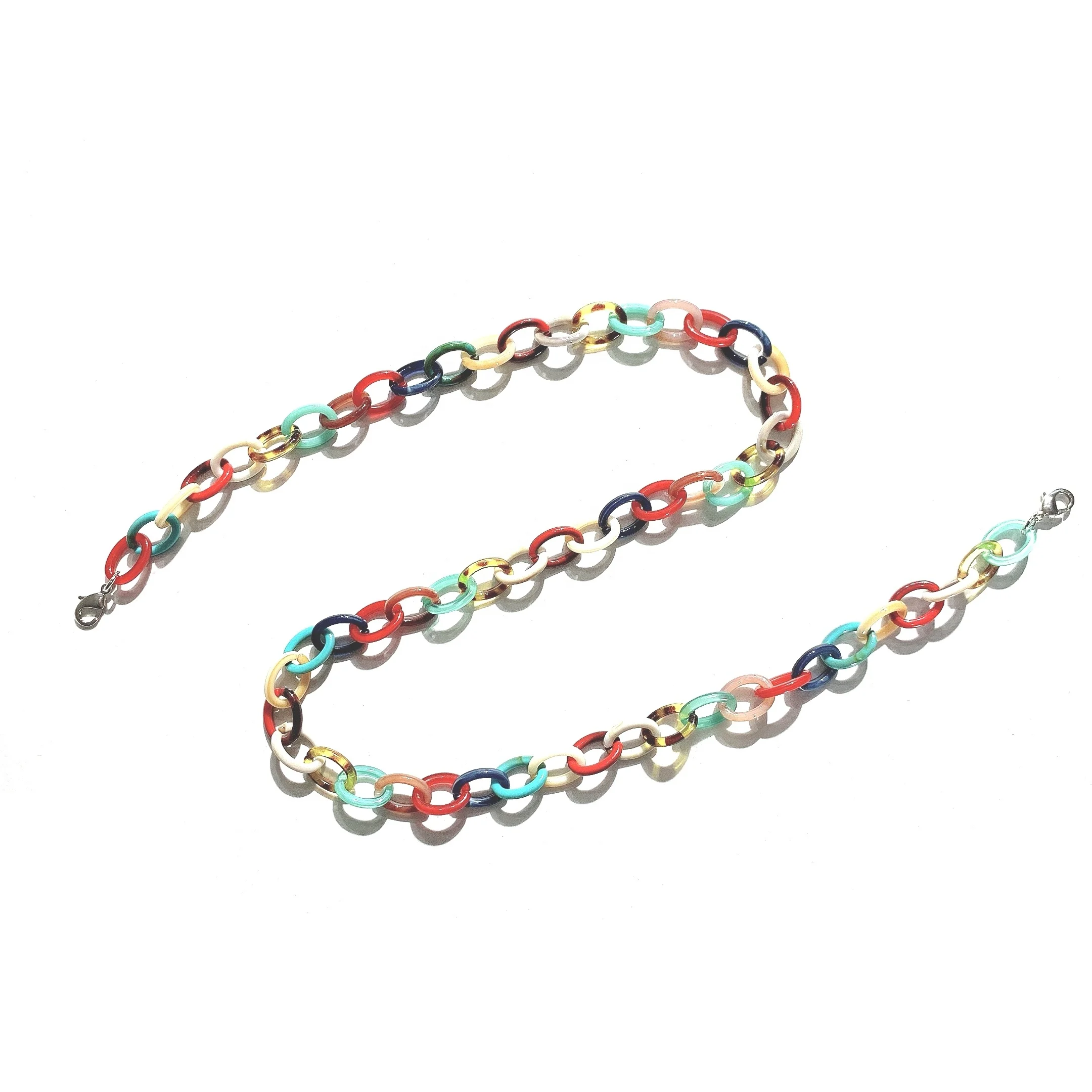 Acetate Accessories Eyewear Chains Elegant Factory Eco-Friendly Acrylic Glasses Chain Croakie Unisex Office Eyeglasses Chains