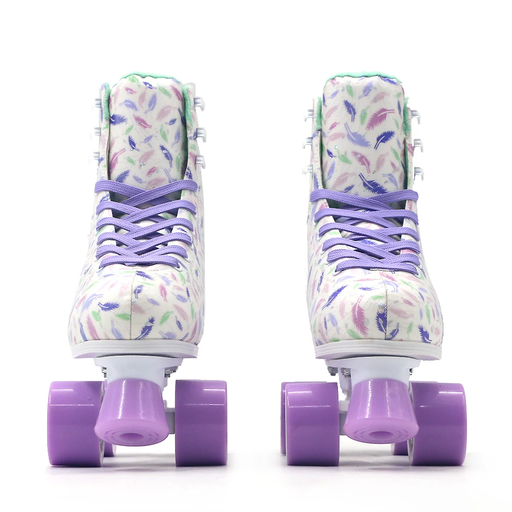 Fashionable Flashing Roller Led Flash Skate Shoes with 4 Wheels