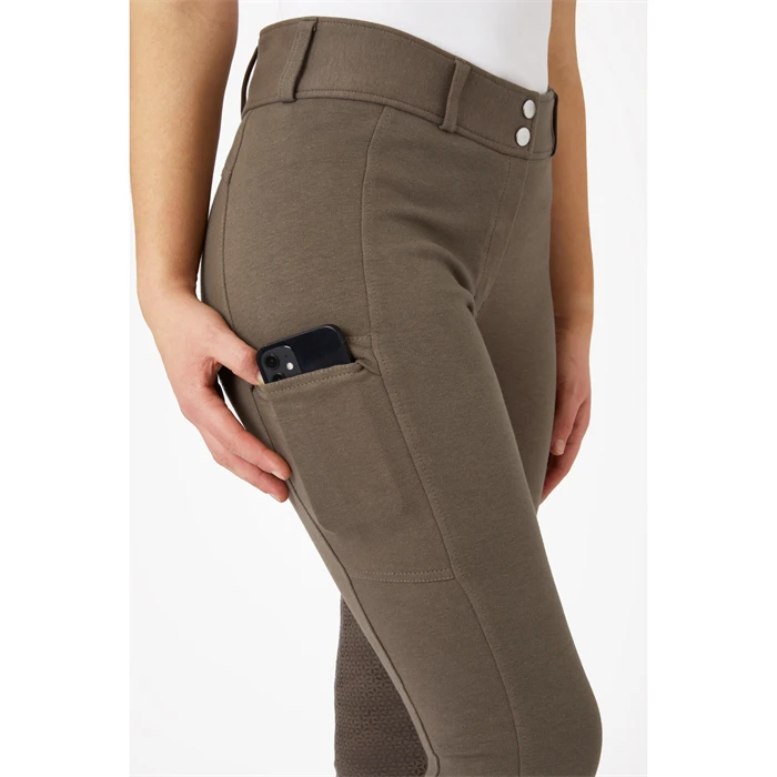 Factory Price Smooth  Non-Binding Equestrian Breeches Breathable Lightweight Button Front Breeches